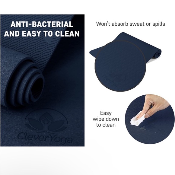 Clever Yoga 🧘 Non-Slip Essential Yoga Mat. High quality yoga mat. - Picture 4 of 11